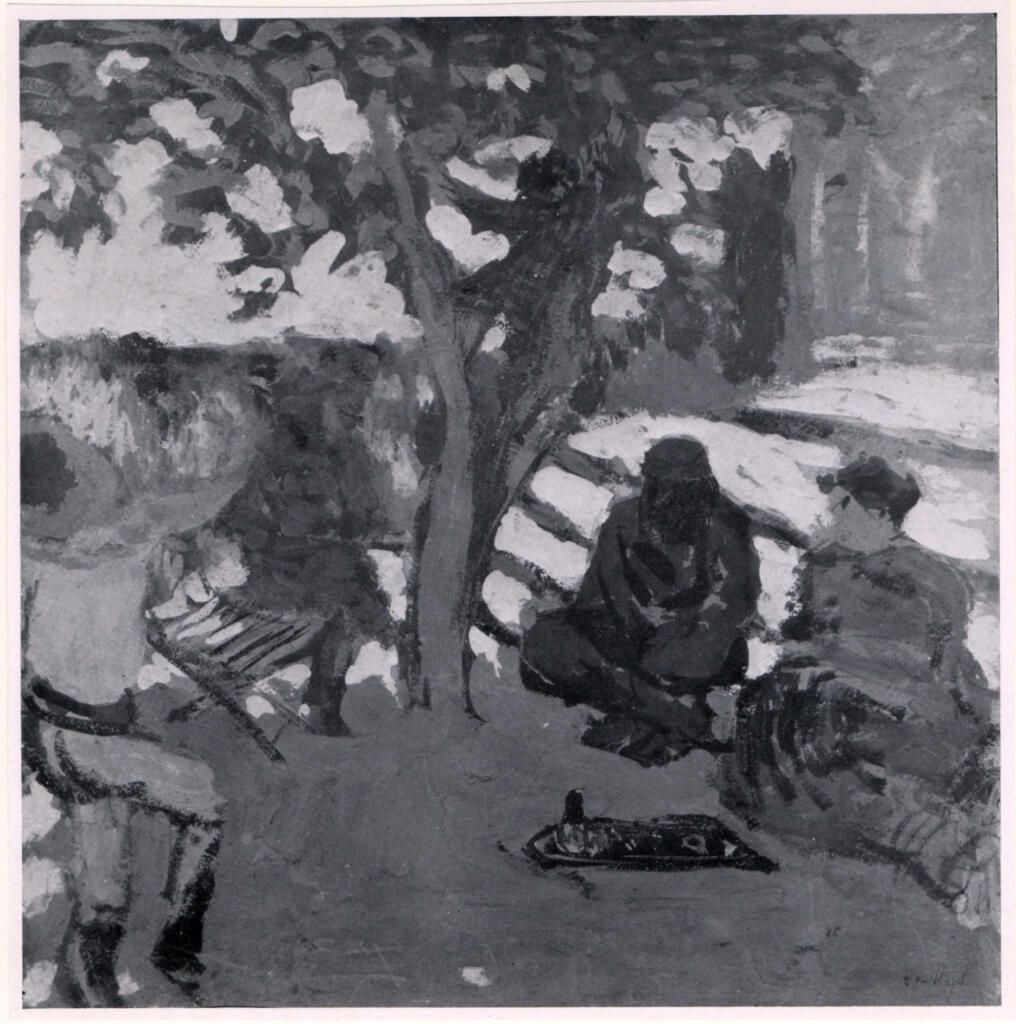 Anonimo , Vuillard, Edouard - sec. XX - Jardini à la Jacanette , fronte
