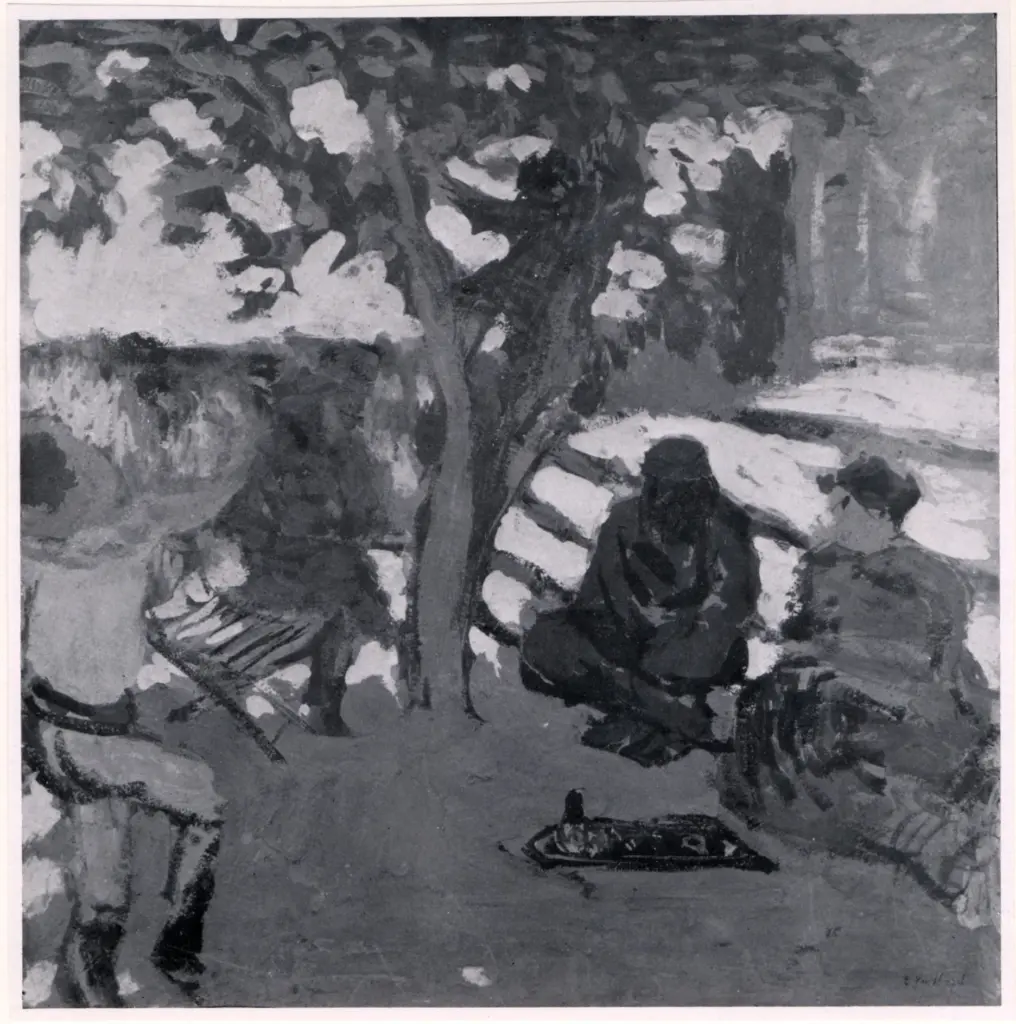 Anonimo , Vuillard, Edouard - sec. XX - Jardini &agrave; la Jacanette , fronte