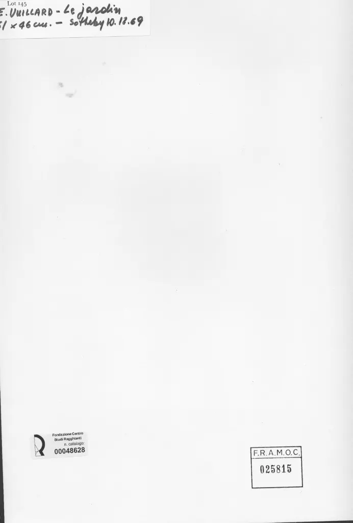 Anonimo , Vuillard, Edouard , retro