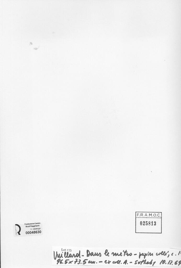 Anonimo , Vuillard, Edouard - sec. XX - Dans le Metro , retro