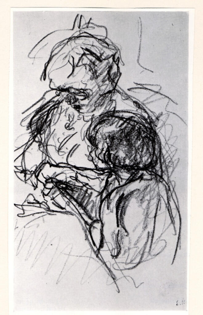 Anonimo , Vuillard, Edouard - sec. XX - Femme et jeune Fille à Table , fronte