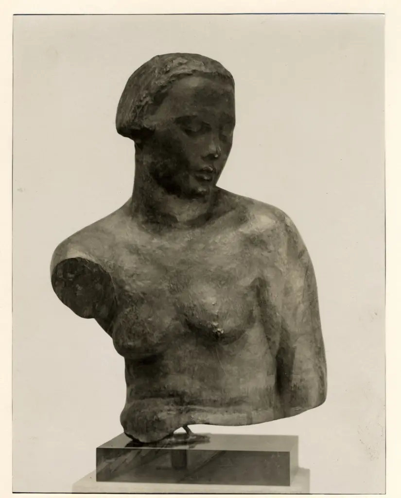 Giacomelli , Wl&eacute;rich, Robert - sec. XX - Torso di donna , fronte