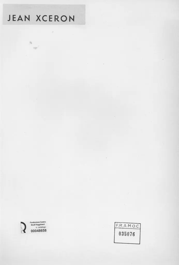 Anonimo , Xceron, Jean - sec. XX - Fiore , retro
