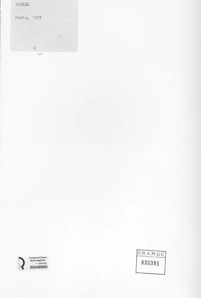 Anonimo , Yankel, Jaques - sec. XX - Paris , retro