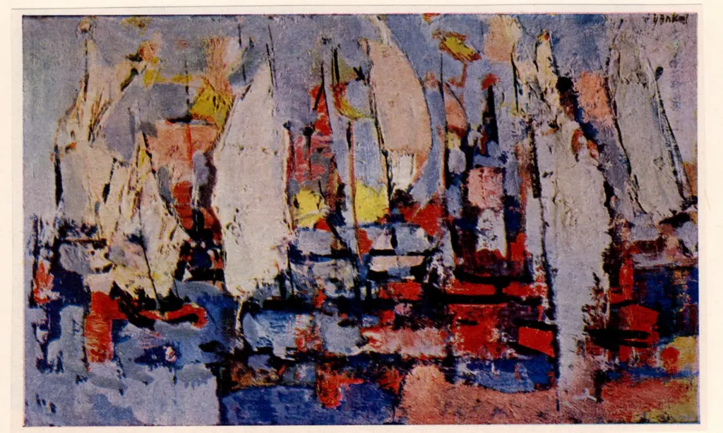 Anonimo , Yankel, Jaques - sec. XX/ XXI - Voiles &agrave; Collioures , fronte