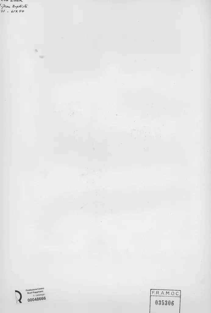 Anonimo , Zack, Leon - sec. XX - St. Jean Baptiste , retro