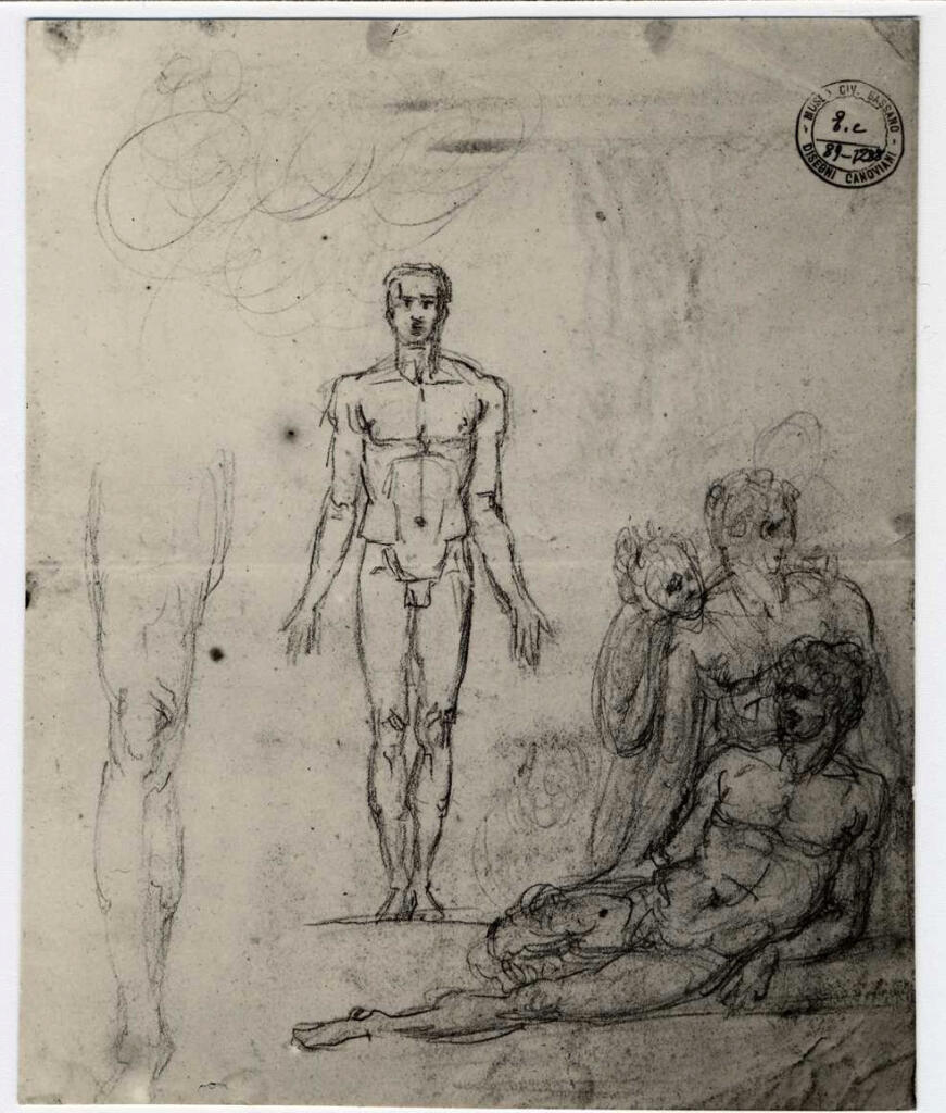 Canova, Antonio , Studio di nudo maschile