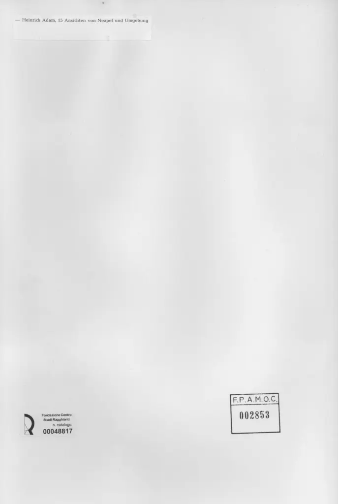 Anonimo , Heinrich, Adam - sec. XIX - 15 ansichten von Neapel und Umgebung , retro