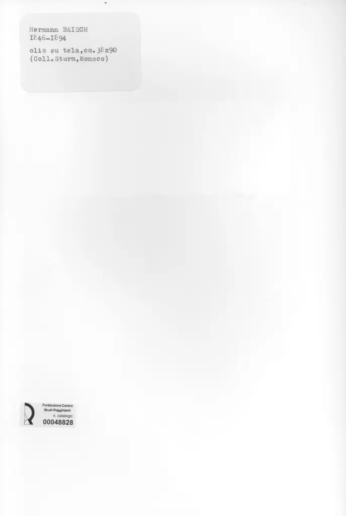 Anonimo , Baisch, Hermann - sec. XIX - Paesaggio , retro