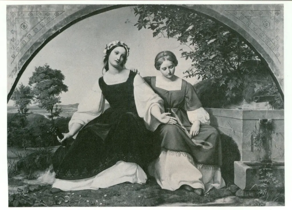 Anonimo , Bendemann, Eduard Julius Friedrich - sec. XIX , fronte