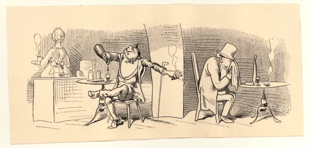 Busch, Wilhelm , Persone al tavolino