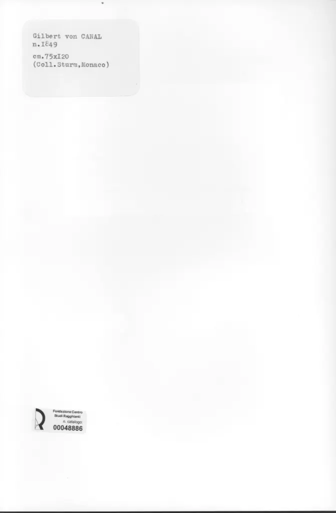 Anonimo , Canal, Gilbert - sec. XIX - Paesaggio , retro