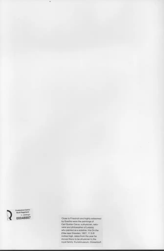 Anonimo , Carus, Carl Gustav - sec. XIX - On the Elbe near Dresden , retro