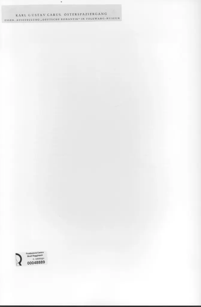 Anonimo , Carus, Carl Gustav - sec. XVIII/ XIX - Osterspazieergang , retro