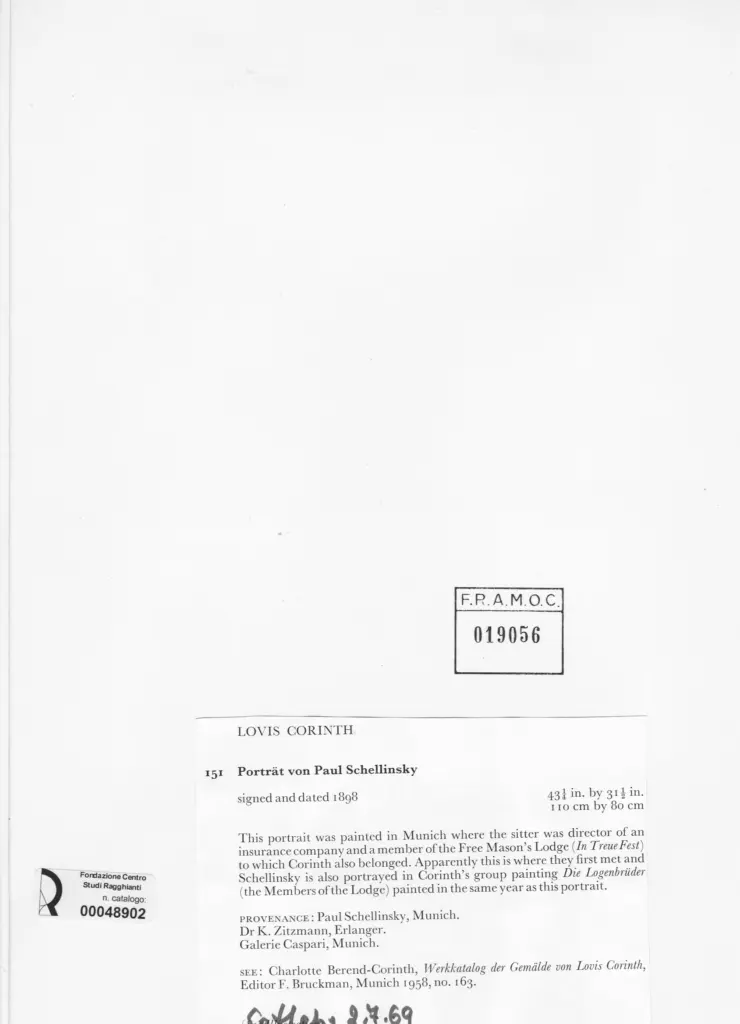 Anonimo, Anonimo , retro