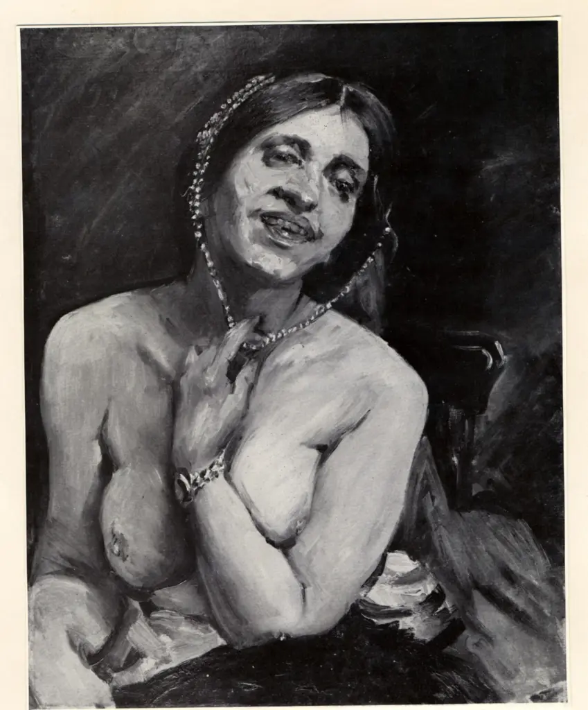 Anonimo , Corinth, Lovis - sec. XX - Portrait of woman , fronte