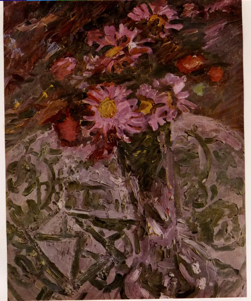 Anonimo , Corinth, Lovis - sec. XX - Natura morta con fiori , fronte