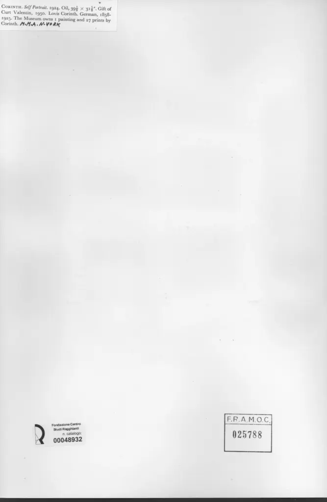 Anonimo, Anonimo , retro