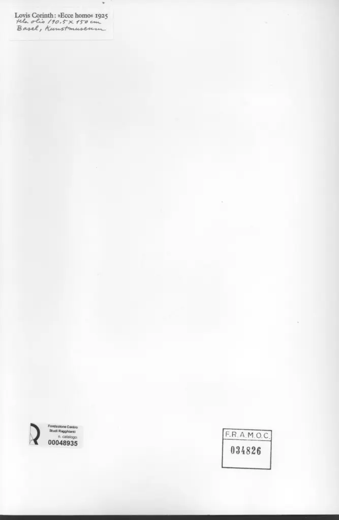 Anonimo , Corinth, Lovis - sec. XX , retro