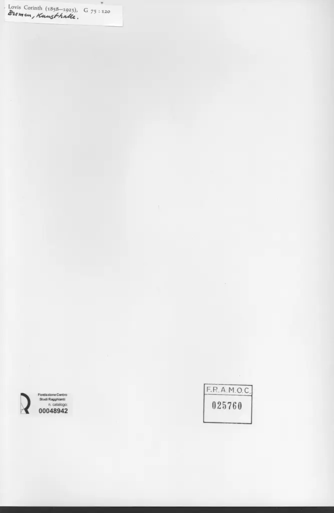 Anonimo , Corinth, Lovis , retro