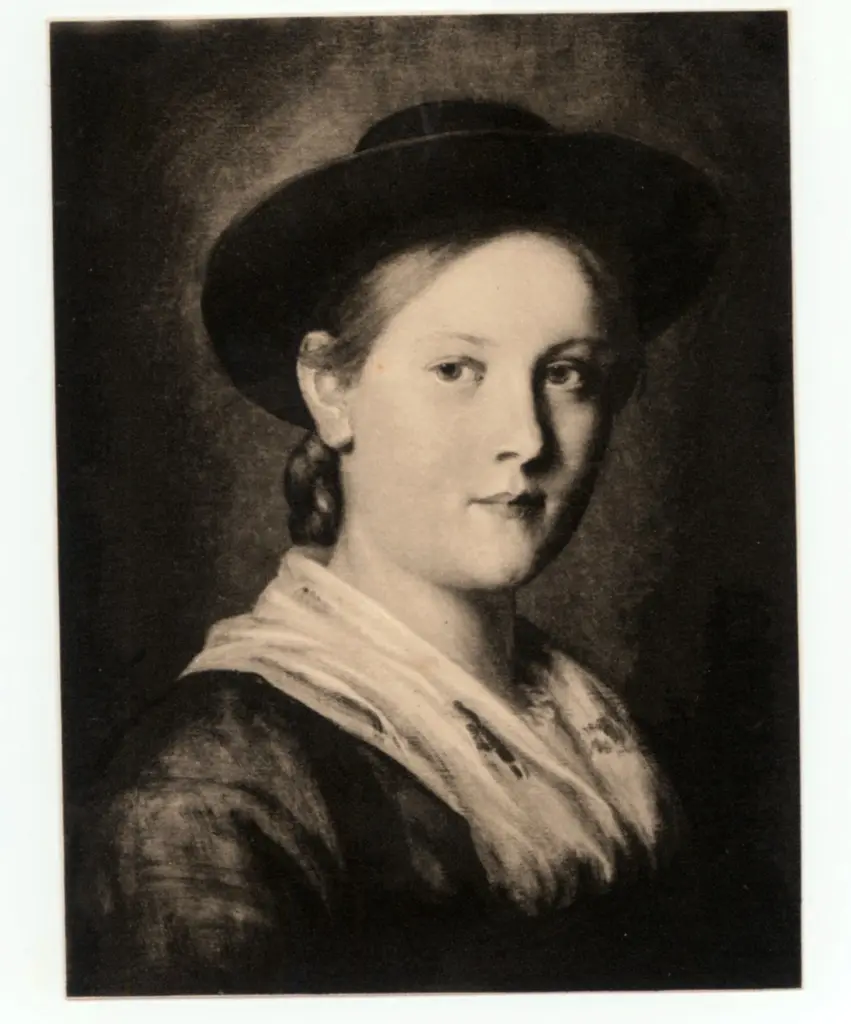 Anonimo , von Defregger, Franz - sec. XIX - Tiroler Madchen , fronte