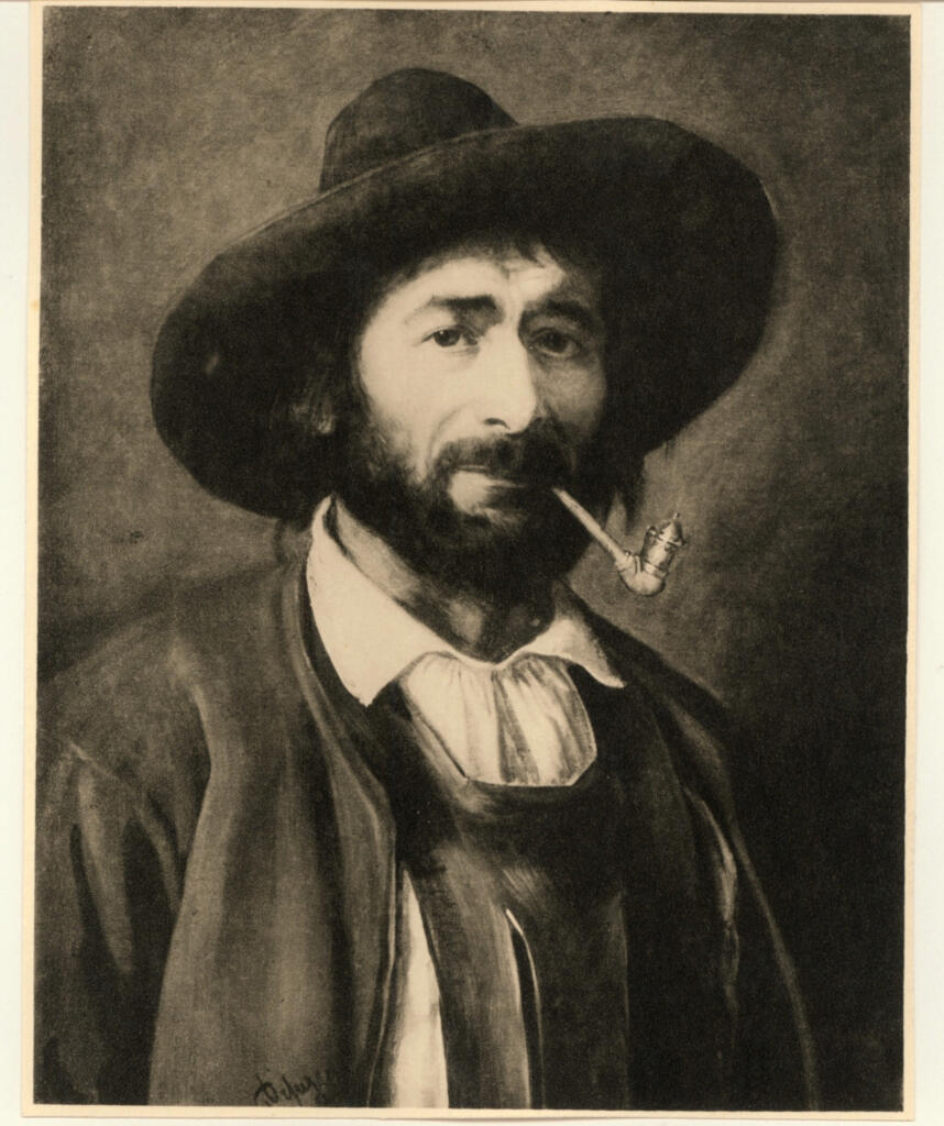 Anonimo , von Defregger, Franz - sec. XIX - Ritratto di uomo , fronte