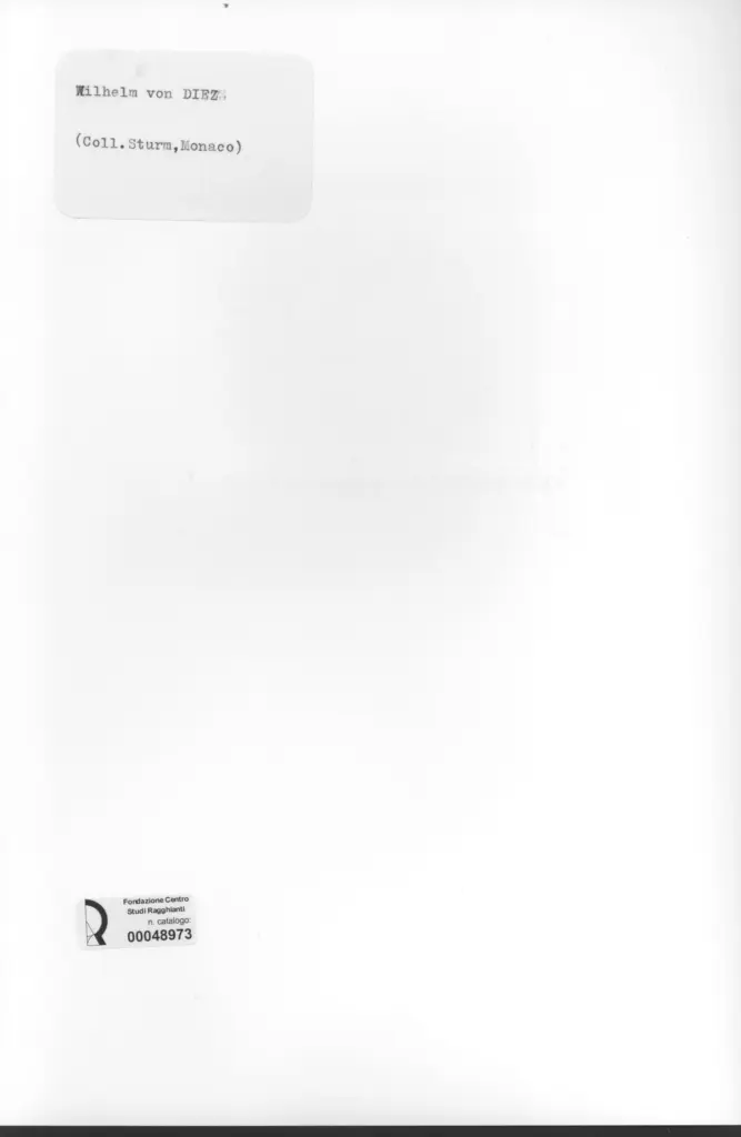 Anonimo , Von Diez, Wilhelm - sec. XIX - Persone a tavola , retro