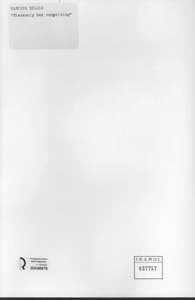 Anonimo , Dillis, Cantius - sec. XVIII/ XIX - Niederalp bei ruhpolding , retro