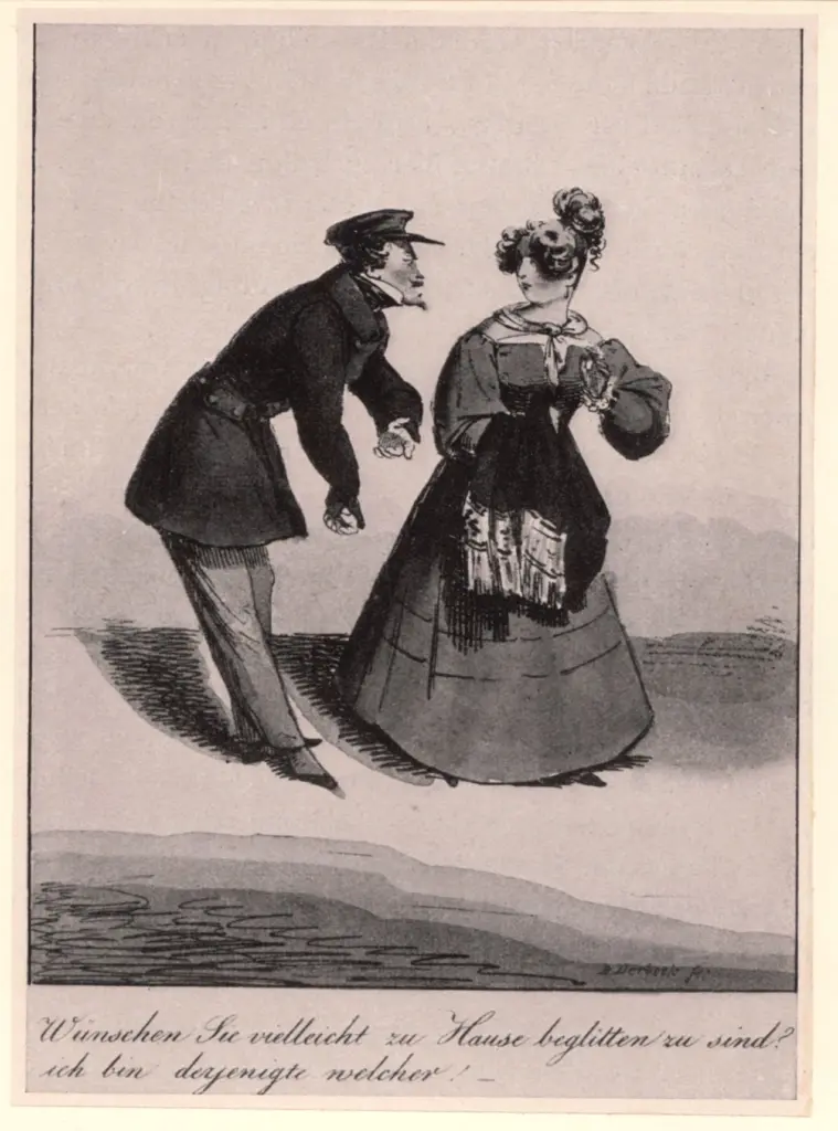 Anonimo , Doerr, Christian Friedrich - sec. XIX - Coppia , fronte