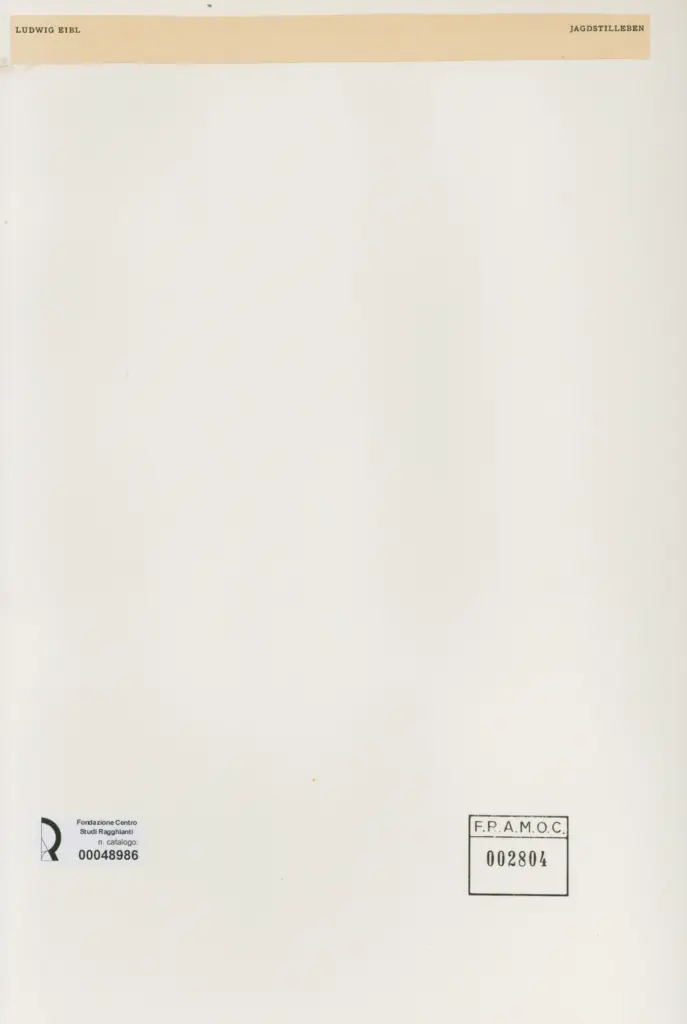 Anonimo , Eibl Ludwig , retro