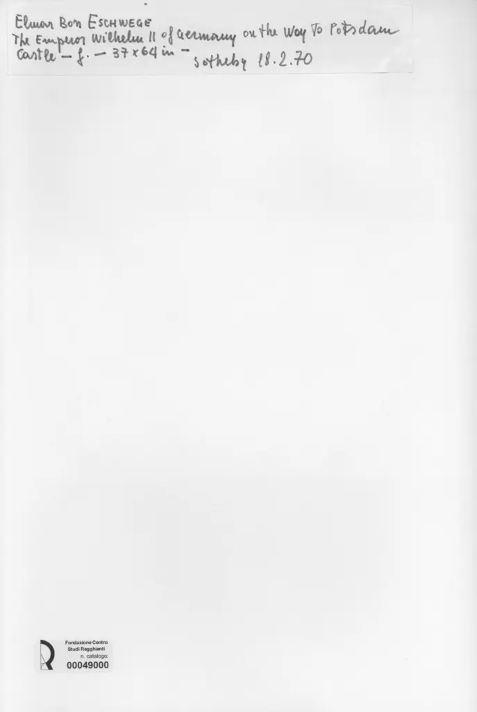 Anonimo , Eschwege, Elmar von , retro