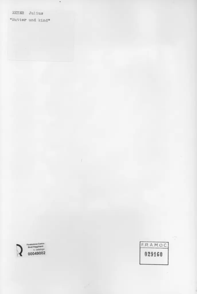 Anonimo , Exter, Julius , retro
