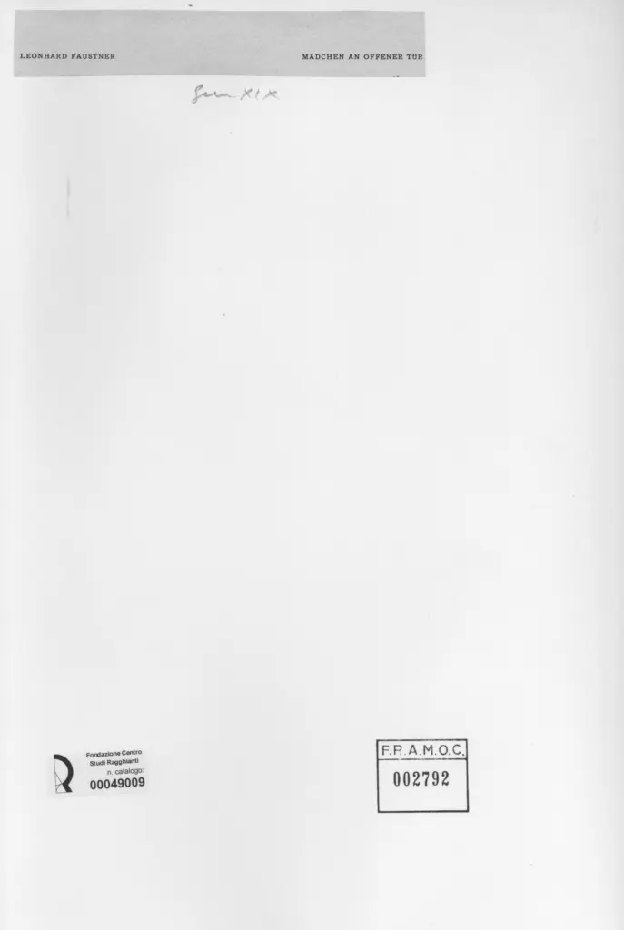 Anonimo , Faustner, Leonhard , retro