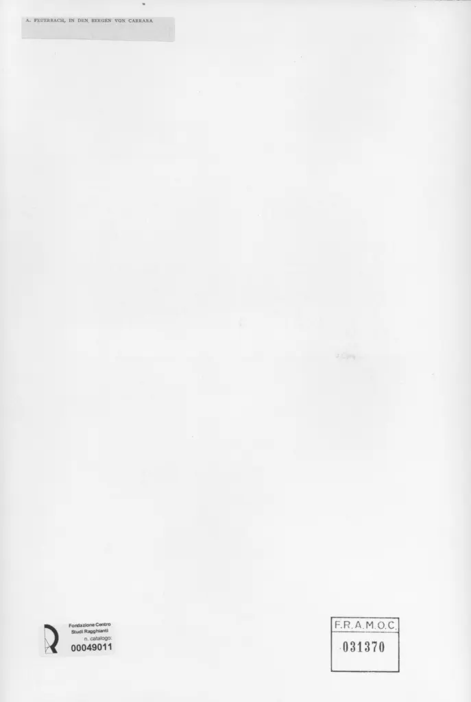 Anonimo , Feuerbach, Anselm , retro