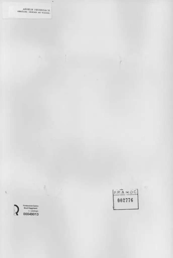 Anonimo , Feuerbach, Anselm , retro