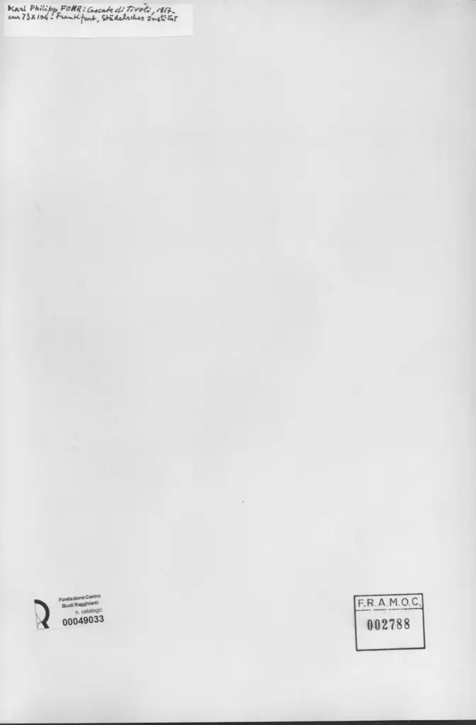 Anonimo , Fohr, Karl Philipp; sec. XIX , retro