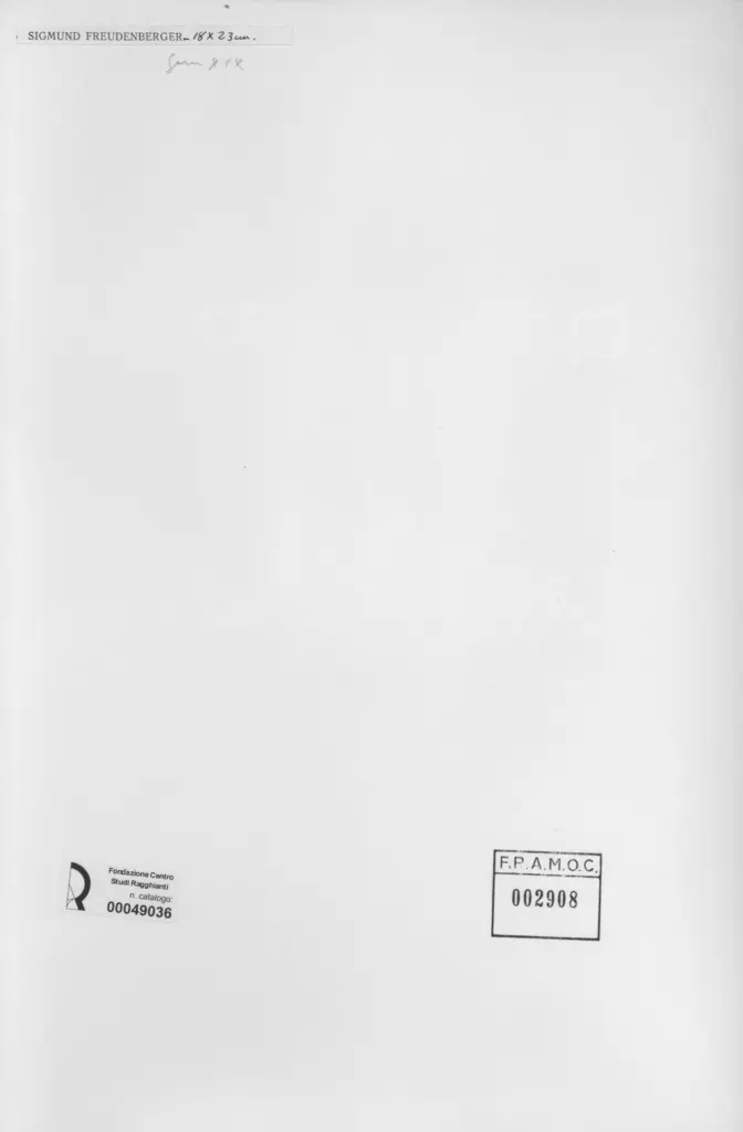 Anonimo , Freudenberger, Sigmund , retro