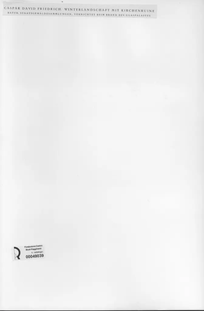 Anonimo , Caspar David Friedrich , retro
