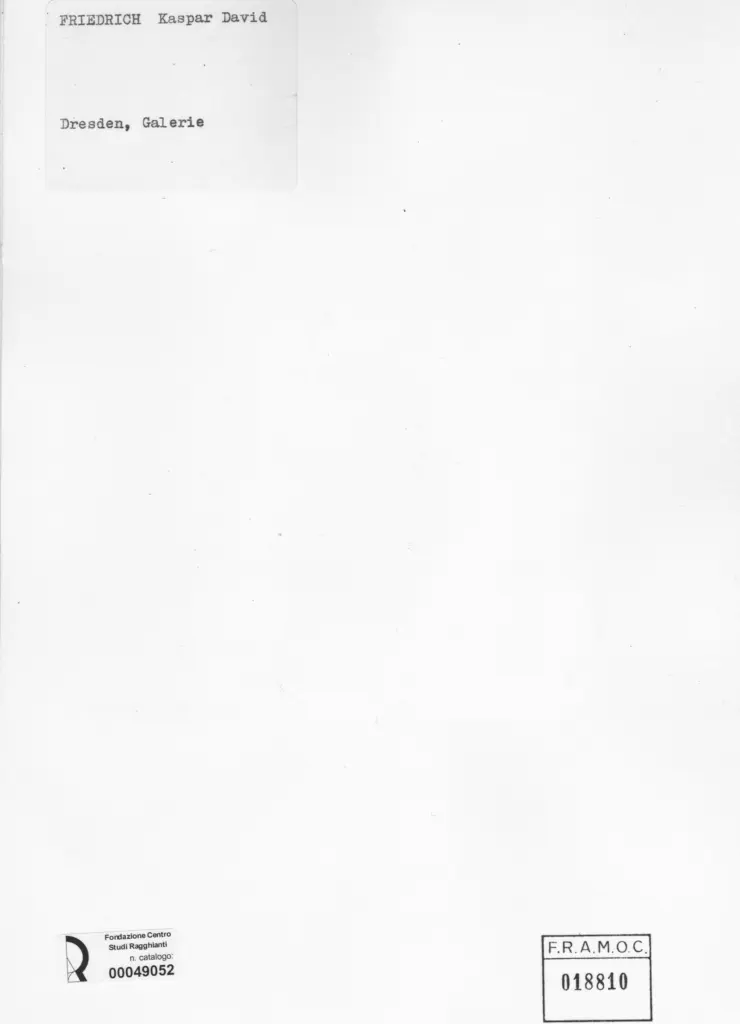 Anonimo , Friedrich, Caspar David , retro