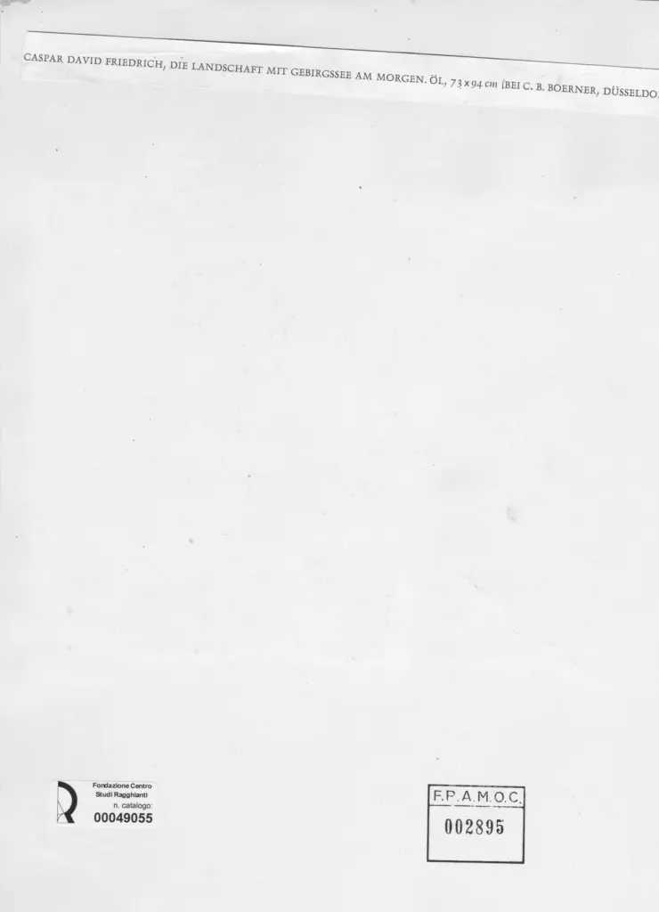 Anonimo , Friedrich, Caspar David , retro