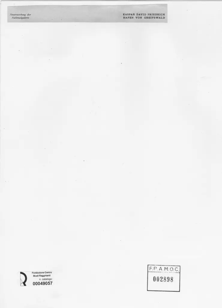 Anonimo , Friedrich, Caspar David , retro