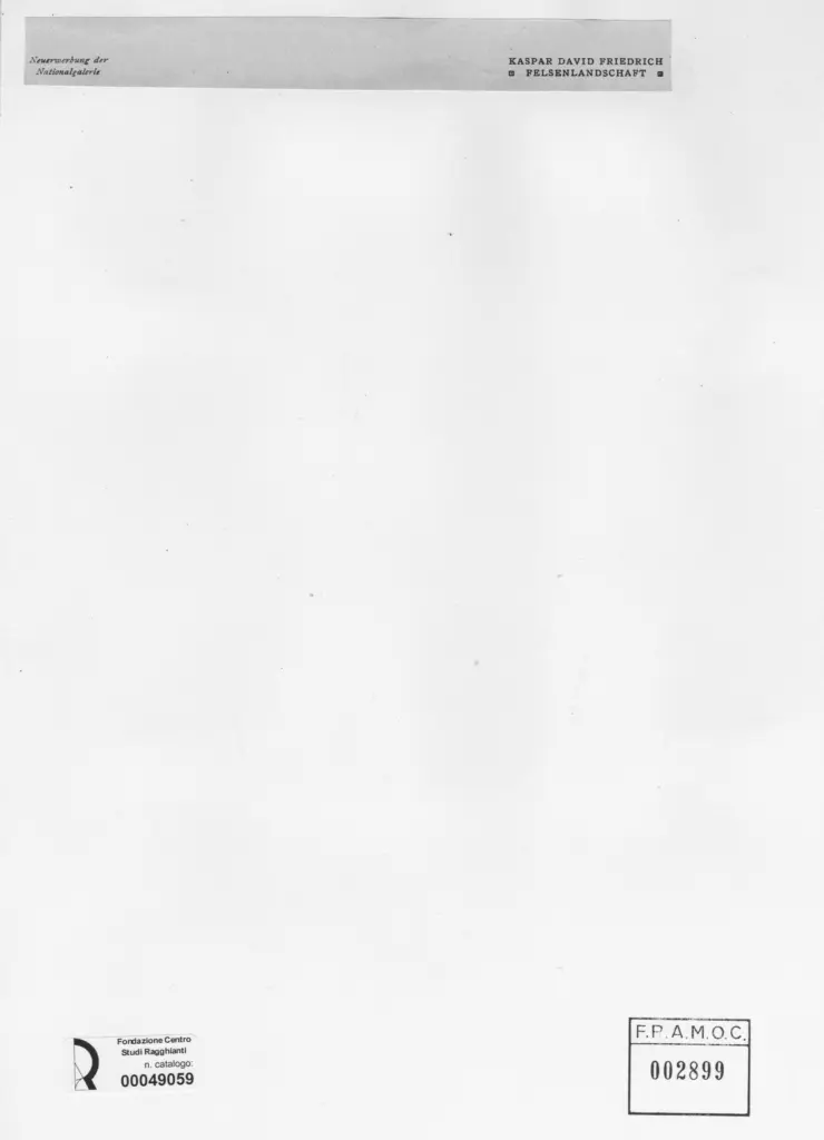 Anonimo , Friedrich, Caspar David , retro