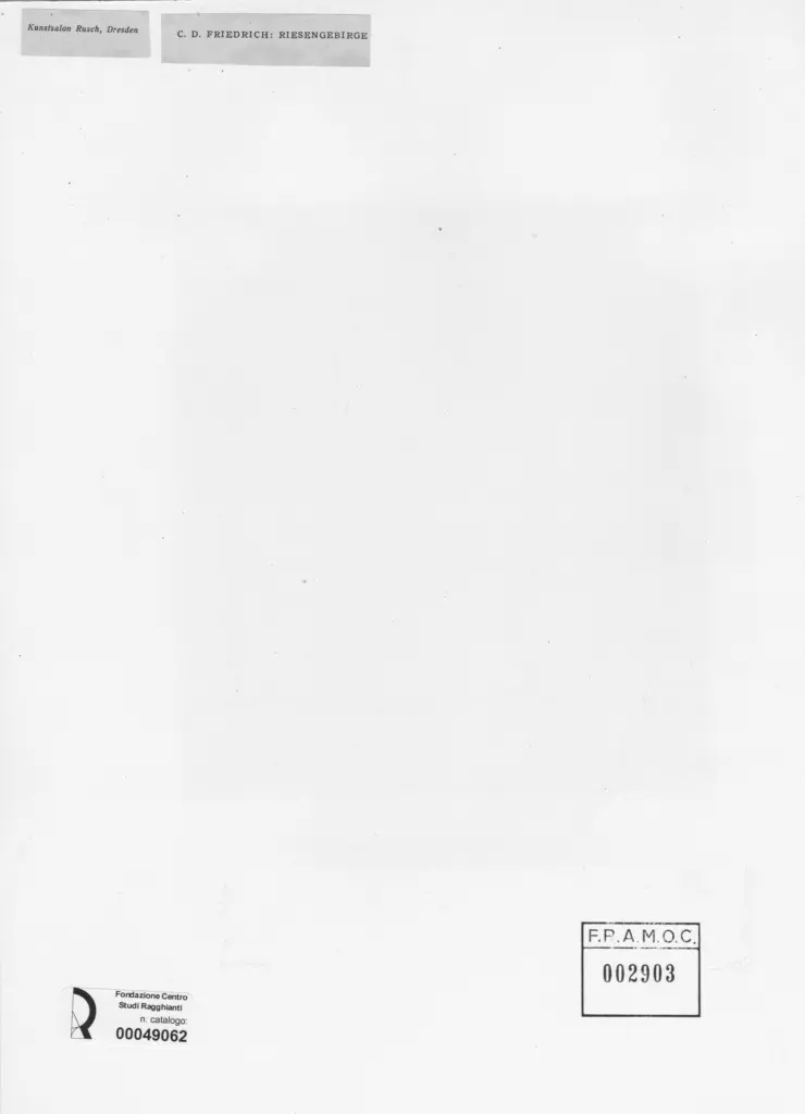 Anonimo , Friedrich, Caspar David , retro