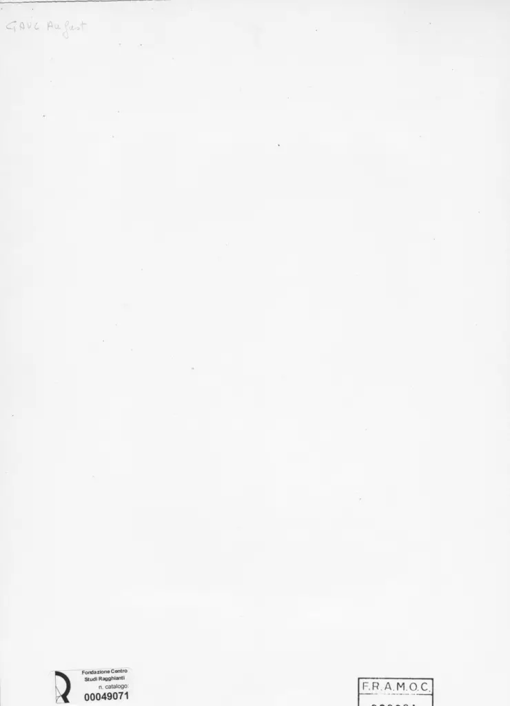 Anonimo , Gaul, August , retro