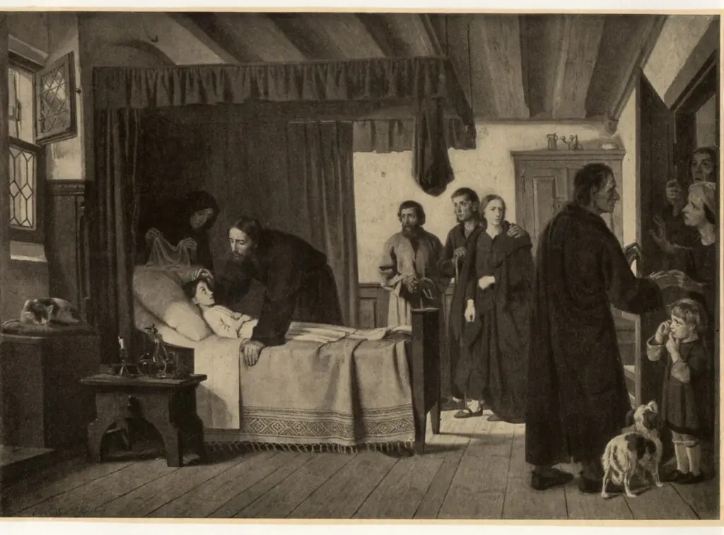 Anonimo , Gebhardt, Eduard von sec. XIX , fronte