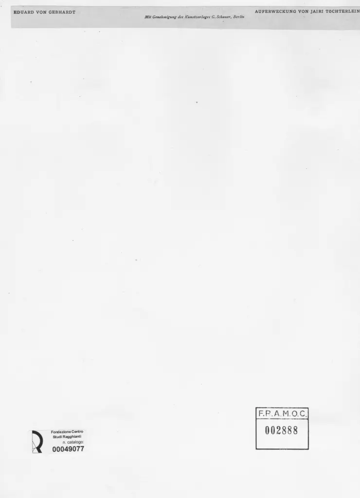 Anonimo , Gebhardt, Eduard von sec. XIX , retro