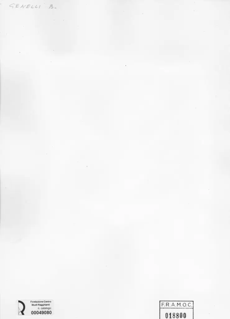 Anonimo , Genelli, Bonaventura , retro