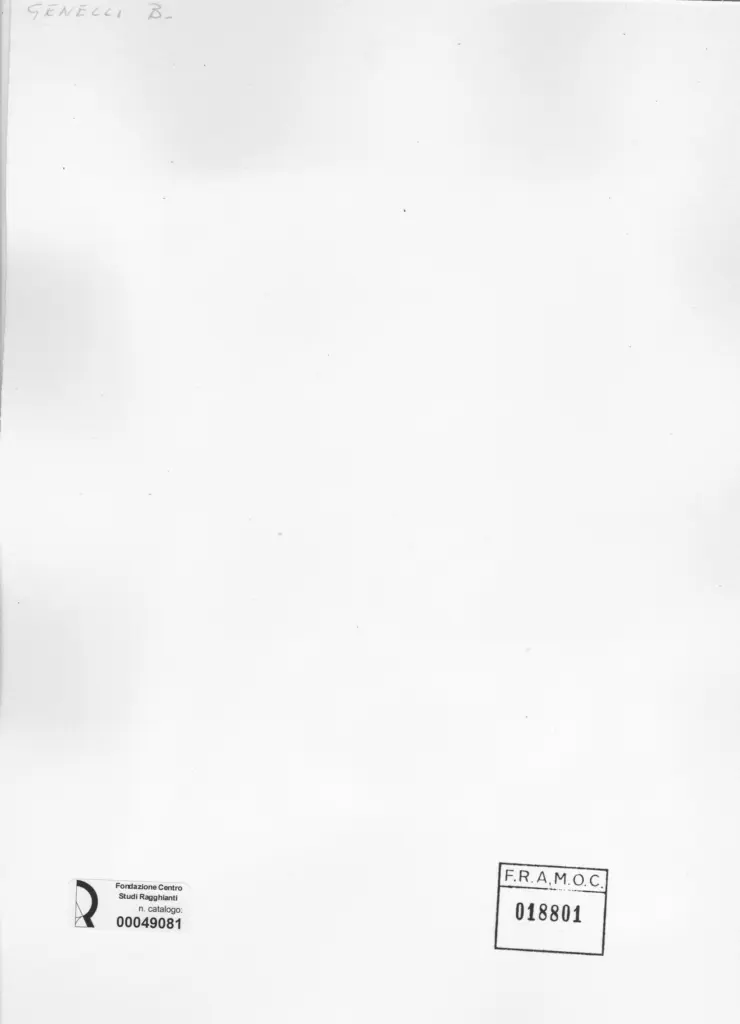 Anonimo , Genelli, Bonaventura , retro