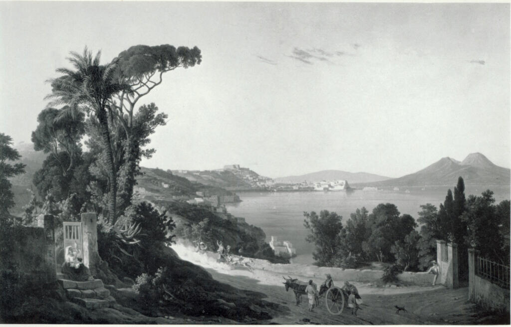 , , A view of the bay of Naples from Posilippo -