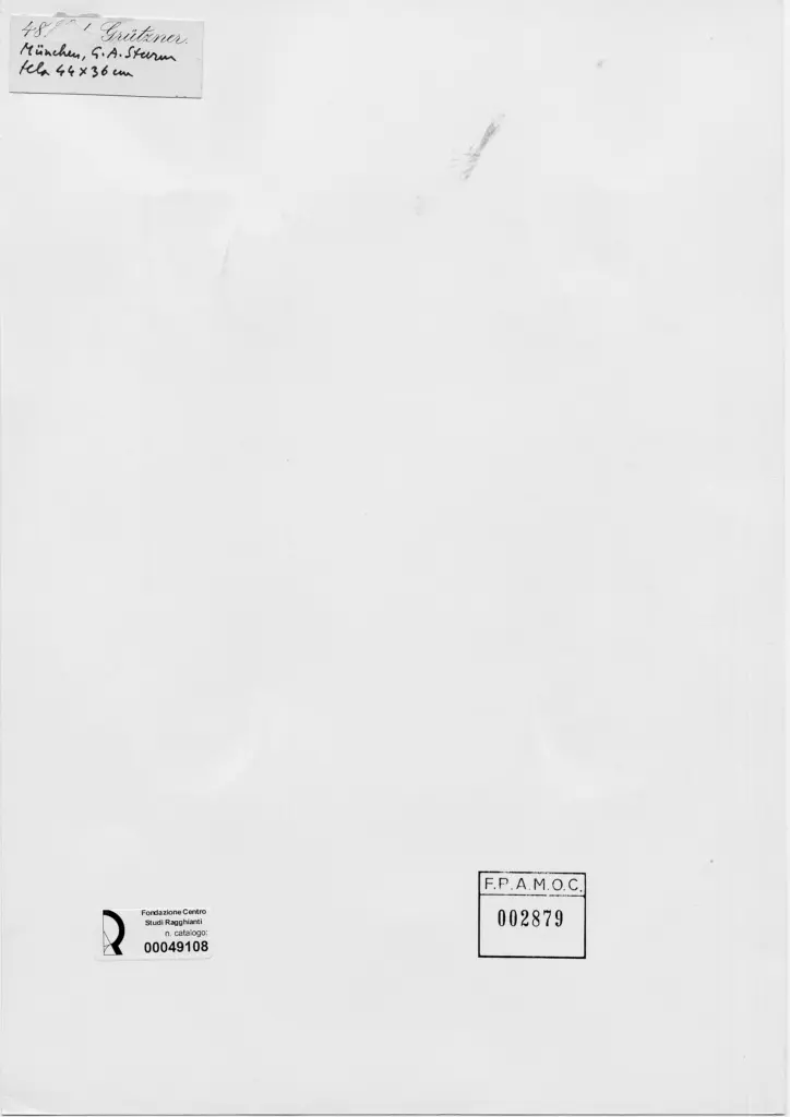 Anonimo , Grutzner, Eduard - sec. XIX/ XX - Frati che bevono vino , retro